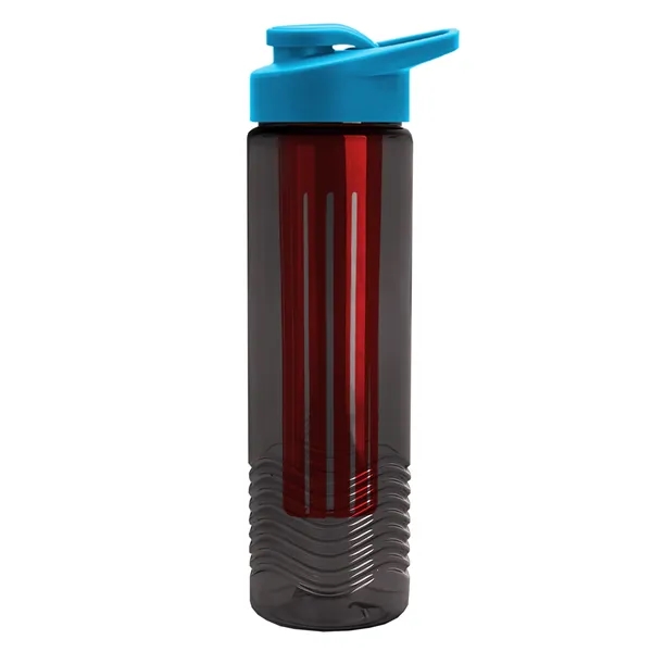 Wave 24 oz. Slim Cylinder Wave Design with Drink thru lid... from ASI 40480 Koozie Group