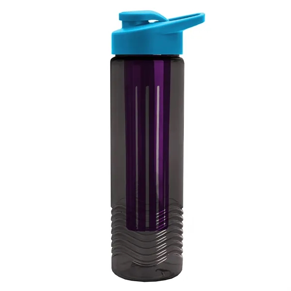Wave 24 oz. Slim Cylinder Wave Design with Drink thru lid... from ASI 40480 Koozie Group