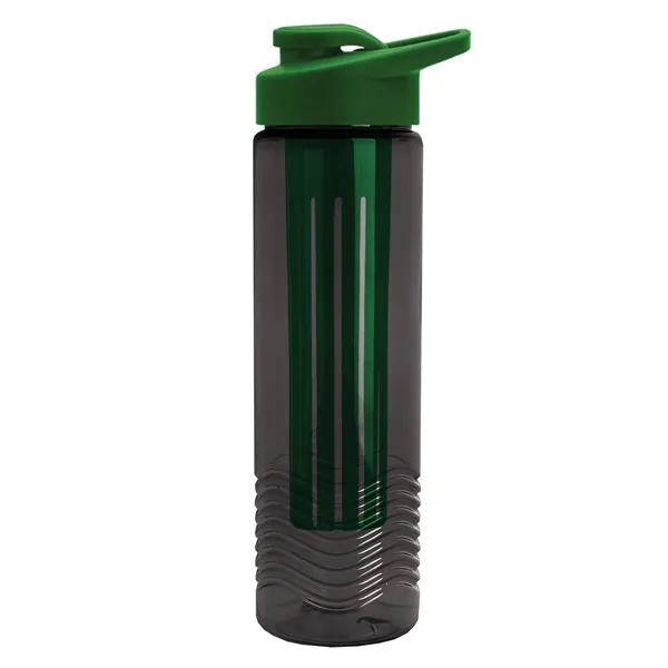 Wave 24 oz. Slim Cylinder Wave Design with Drink thru lid... from ASI 40480 Koozie Group