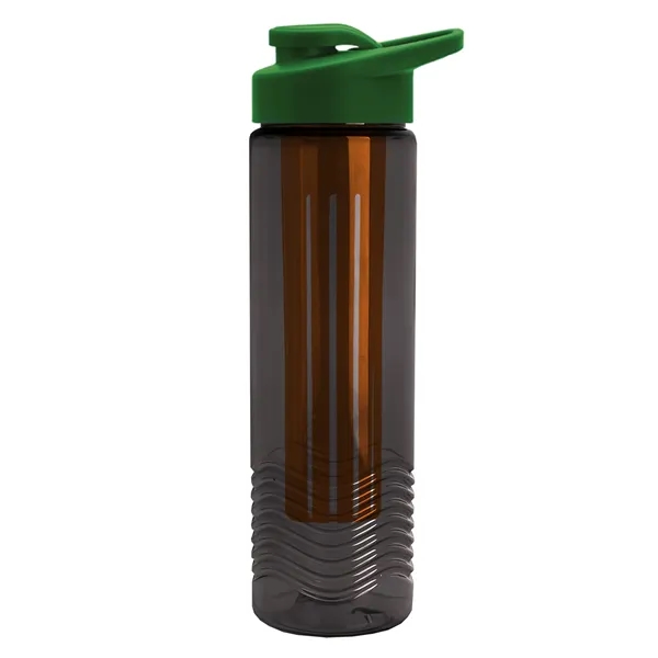 Wave 24 oz. Slim Cylinder Wave Design with Drink thru lid... from ASI 40480 Koozie Group