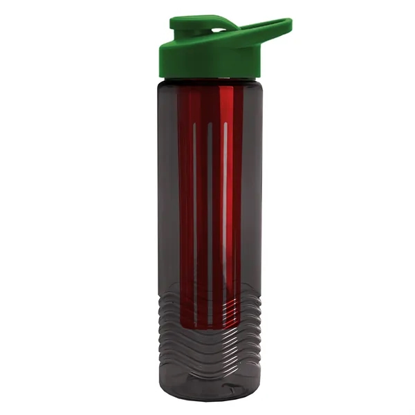Wave 24 oz. Slim Cylinder Wave Design with Drink thru lid... from ASI 40480 Koozie Group