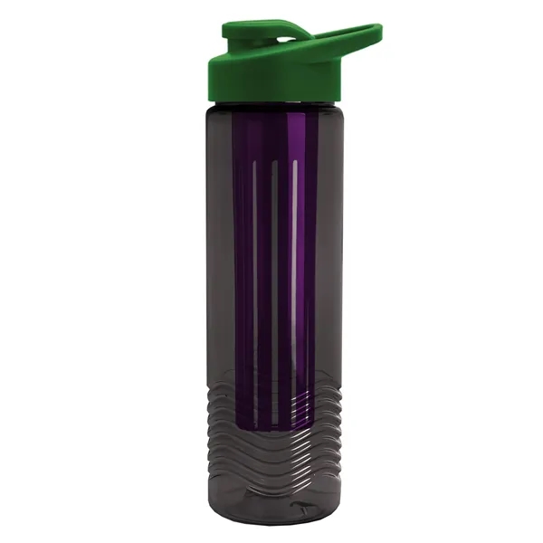 Wave 24 oz. Slim Cylinder Wave Design with Drink thru lid... from ASI 40480 Koozie Group