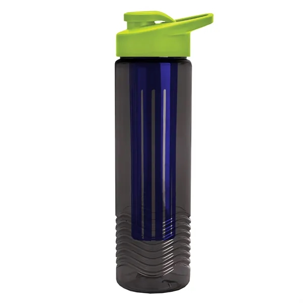 Wave 24 oz. Slim Cylinder Wave Design with Drink thru lid... from ASI 40480 Koozie Group