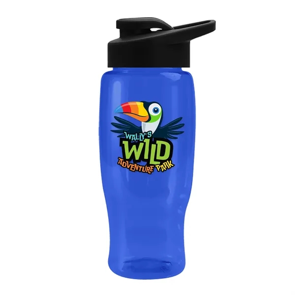 27 Oz Bottle w/ Drink Thru Lid made from Recycled rPET.... from ASI 40480 Koozie Group