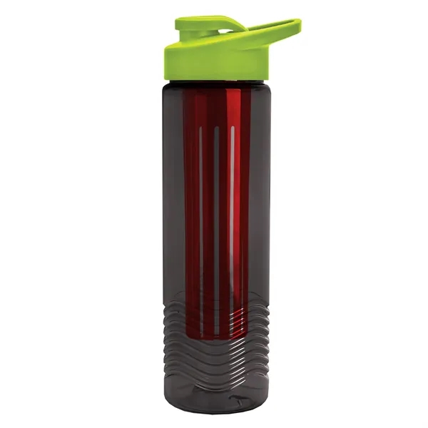 Wave 24 oz. Slim Cylinder Wave Design with Drink thru lid... from ASI 40480 Koozie Group