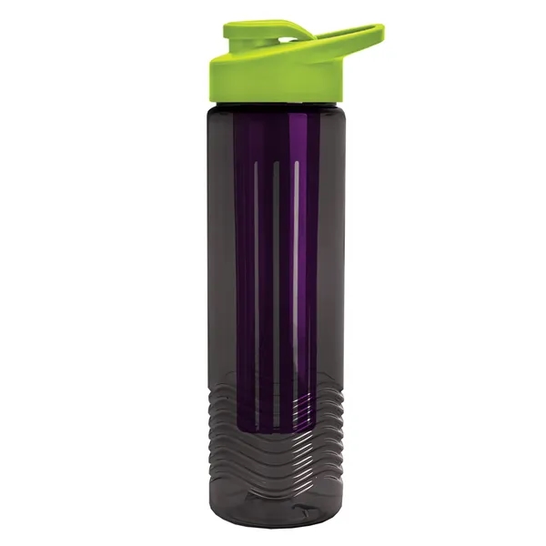 Wave 24 oz. Slim Cylinder Wave Design with Drink thru lid... from ASI 40480 Koozie Group