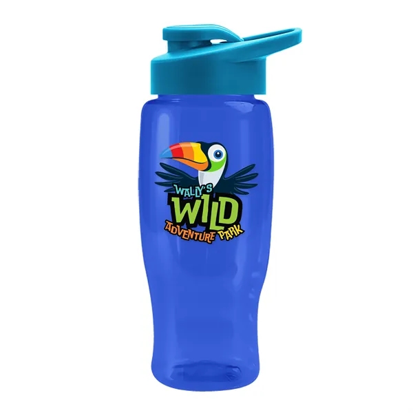 27 Oz Bottle w/ Drink Thru Lid made from Recycled rPET.... from ASI 40480 Koozie Group