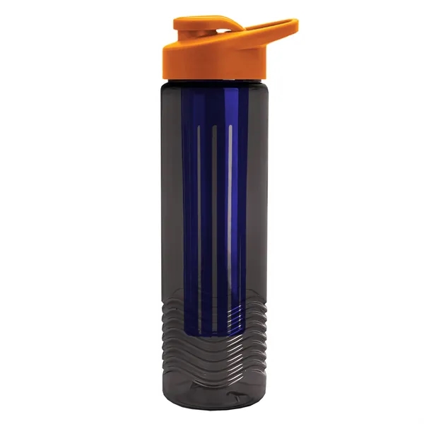 Wave 24 oz. Slim Cylinder Wave Design with Drink thru lid... from ASI 40480 Koozie Group