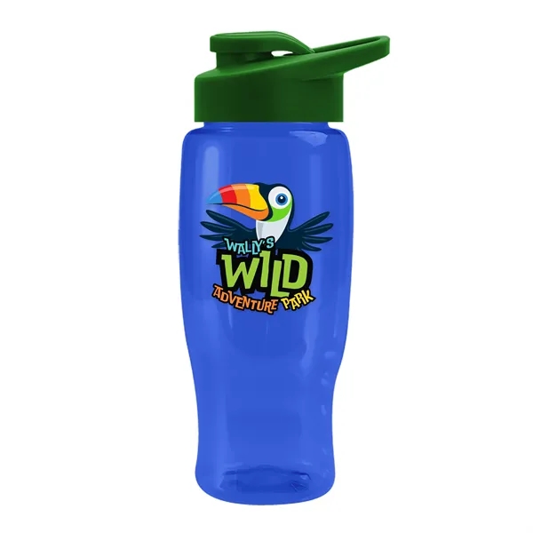 27 Oz Bottle w/ Drink Thru Lid made from Recycled rPET.... from ASI 40480 Koozie Group