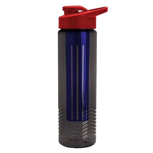 Wave 24 oz. Slim Cylinder Wave Design with Drink thru lid... from ASI 40480 Koozie Group