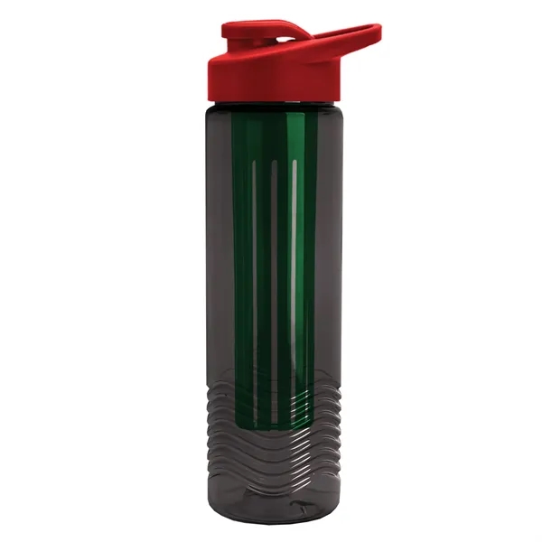 Wave 24 oz. Slim Cylinder Wave Design with Drink thru lid... from ASI 40480 Koozie Group