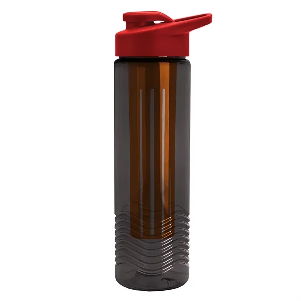 Wave 24 oz. Slim Cylinder Wave Design with Drink thru lid... from ASI 40480 Koozie Group