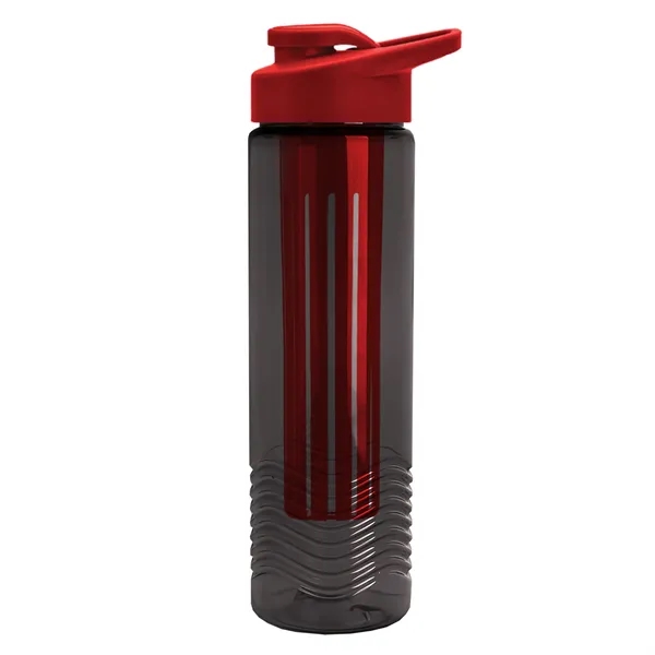 Wave 24 oz. Slim Cylinder Wave Design with Drink thru lid... from ASI 40480 Koozie Group