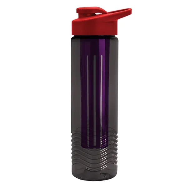 Wave 24 oz. Slim Cylinder Wave Design with Drink thru lid... from ASI 40480 Koozie Group