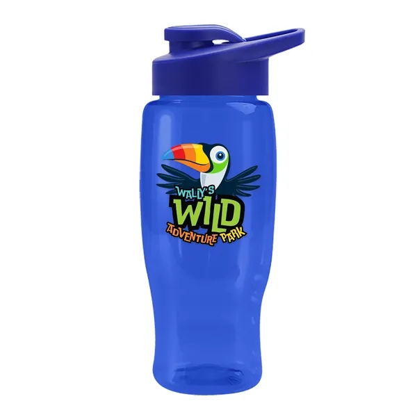 27 Oz Bottle w/ Drink Thru Lid made from Recycled rPET.... from ASI 40480 Koozie Group