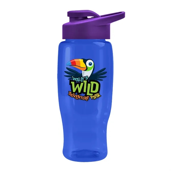 27 Oz Bottle w/ Drink Thru Lid made from Recycled rPET.... from ASI 40480 Koozie Group