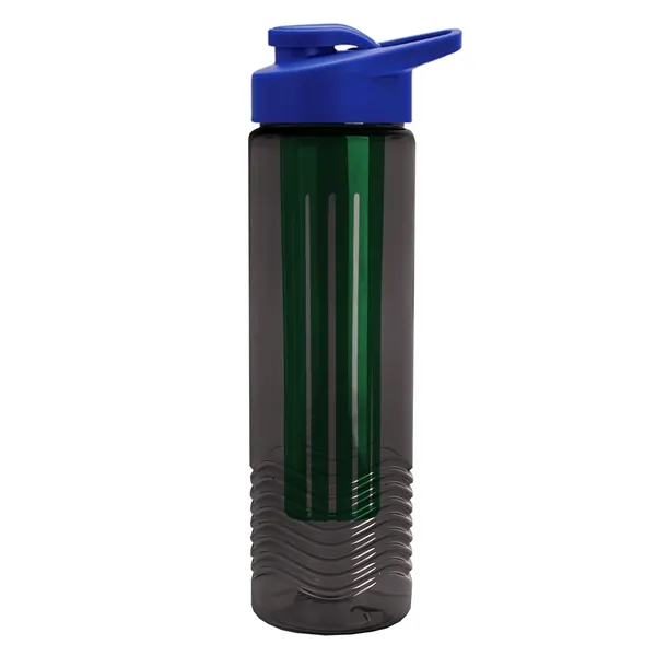 Wave 24 oz. Slim Cylinder Wave Design with Drink thru lid... from ASI 40480 Koozie Group