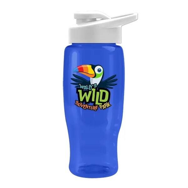 27 Oz Bottle w/ Drink Thru Lid made from Recycled rPET.... from ASI 40480 Koozie Group