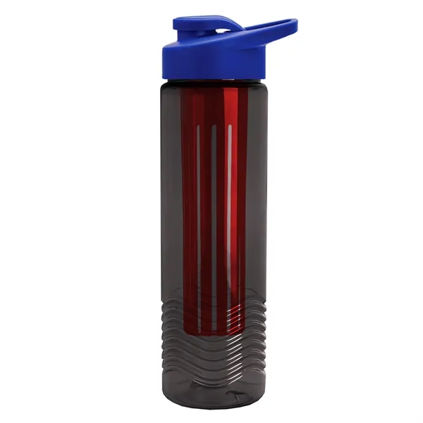 Wave 24 oz. Slim Cylinder Wave Design with Drink thru lid... from ASI 40480 Koozie Group