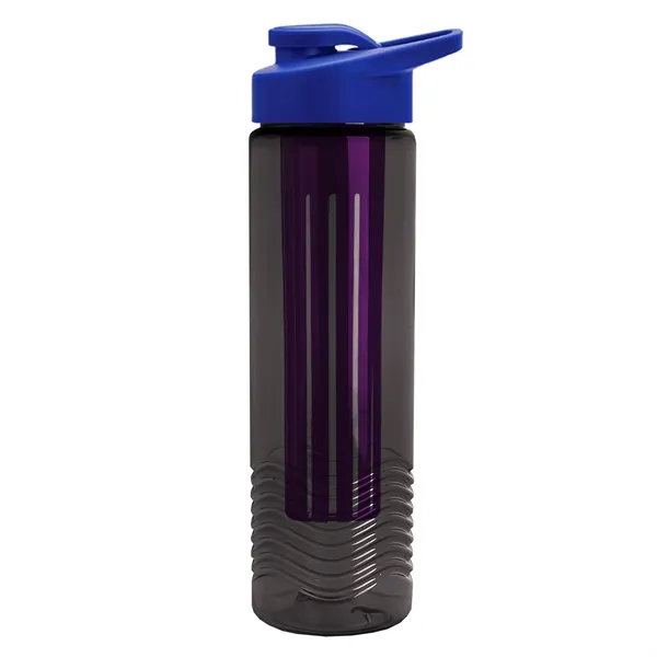 Wave 24 oz. Slim Cylinder Wave Design with Drink thru lid... from ASI 40480 Koozie Group