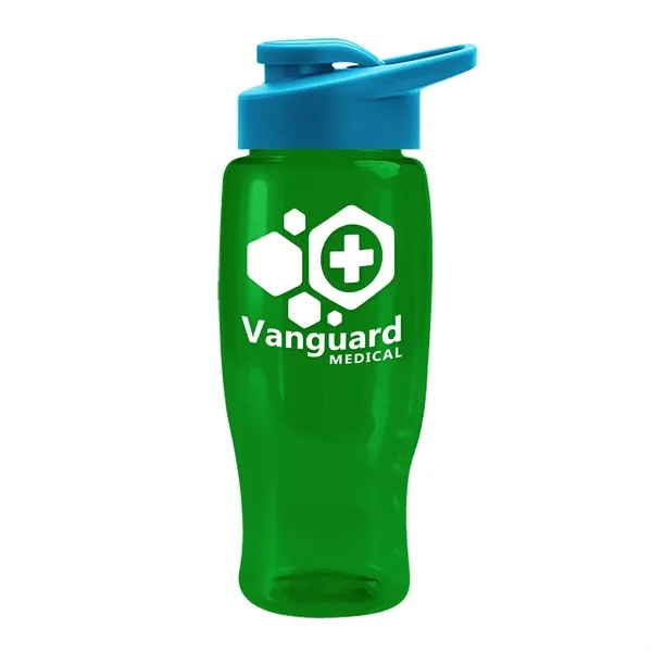 27 Oz Bottle w/ Drink Thru Lid made from Recycled rPET.... from ASI 40480 Koozie Group