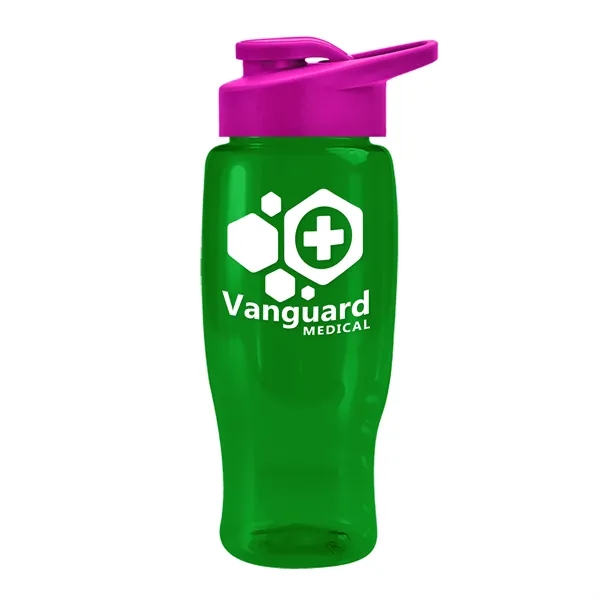 27 Oz Bottle w/ Drink Thru Lid made from Recycled rPET.... from ASI 40480 Koozie Group