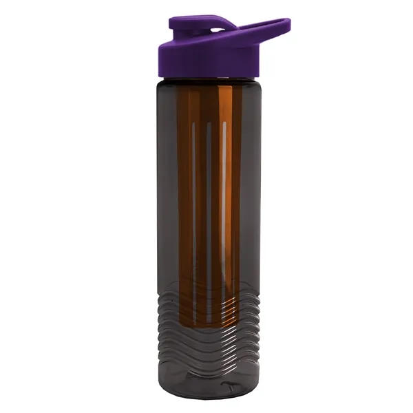 Wave 24 oz. Slim Cylinder Wave Design with Drink thru lid... from ASI 40480 Koozie Group