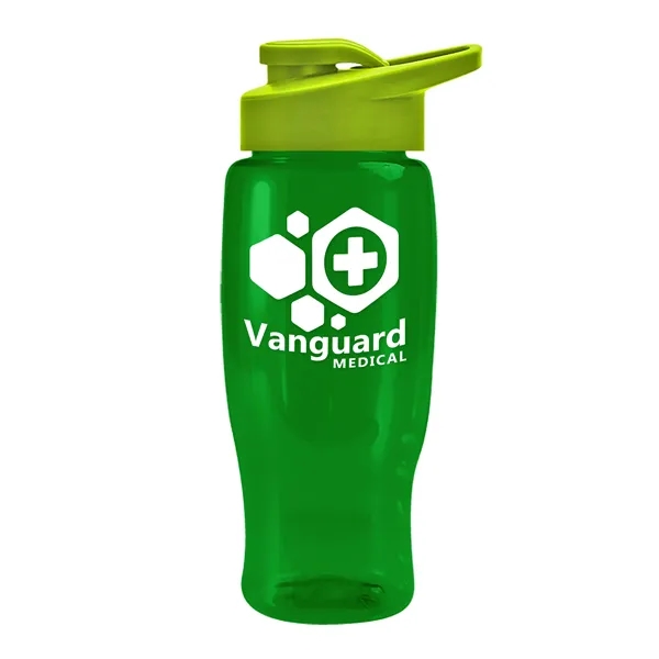 27 Oz Bottle w/ Drink Thru Lid made from Recycled rPET.... from ASI 40480 Koozie Group