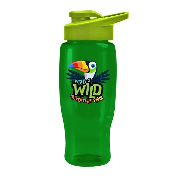 27 Oz Bottle w/ Drink Thru Lid made from Recycled rPET.... from ASI 40480 Koozie Group