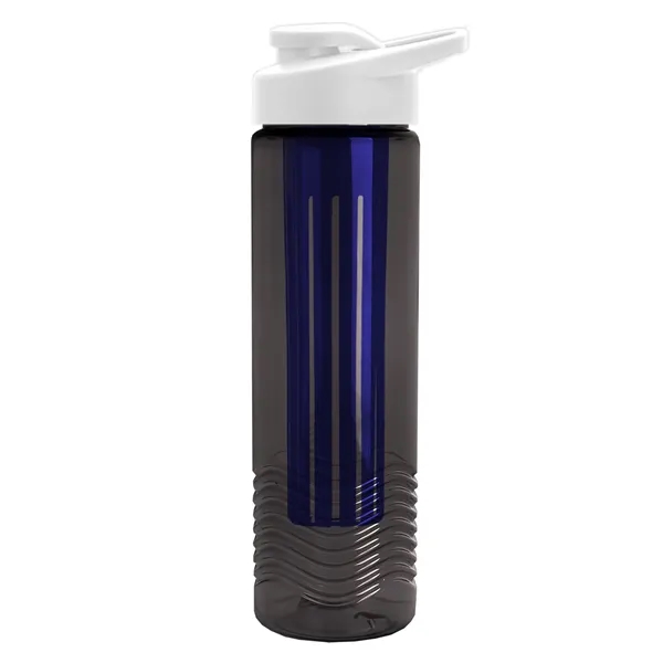 Wave 24 oz. Slim Cylinder Wave Design with Drink thru lid... from ASI 40480 Koozie Group