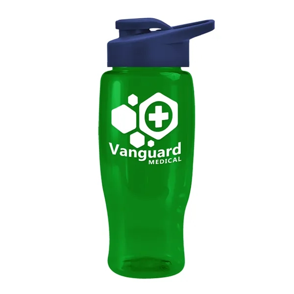 27 Oz Bottle w/ Drink Thru Lid made from Recycled rPET.... from ASI 40480 Koozie Group