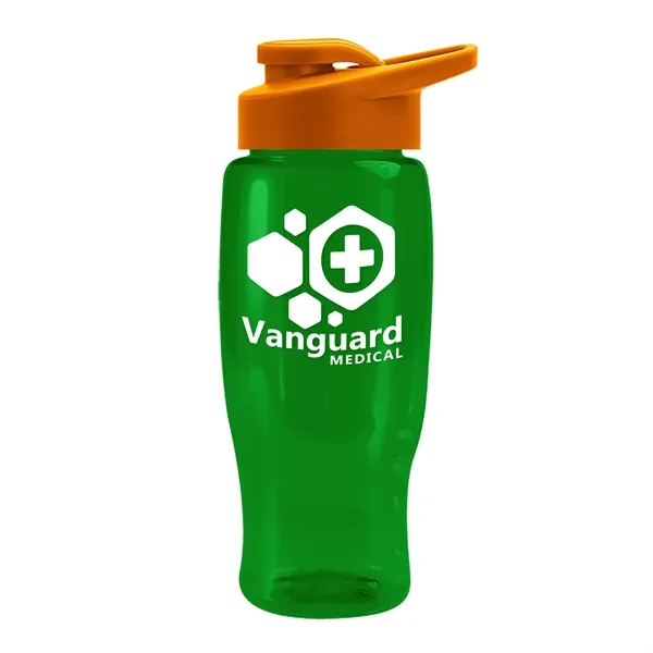27 Oz Bottle w/ Drink Thru Lid made from Recycled rPET.... from ASI 40480 Koozie Group