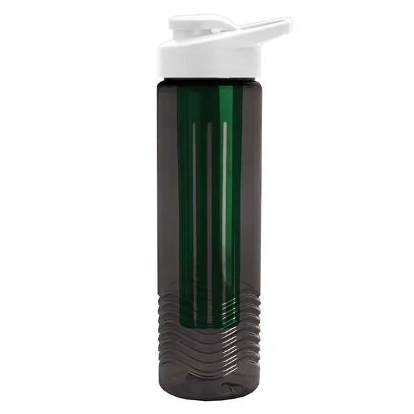Wave 24 oz. Slim Cylinder Wave Design with Drink thru lid... from ASI 40480 Koozie Group