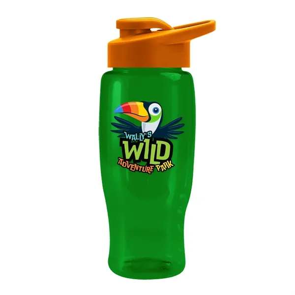 27 Oz Bottle w/ Drink Thru Lid made from Recycled rPET.... from ASI 40480 Koozie Group