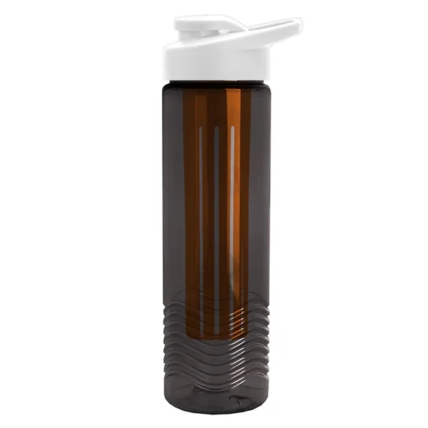 Wave 24 oz. Slim Cylinder Wave Design with Drink thru lid... from ASI 40480 Koozie Group