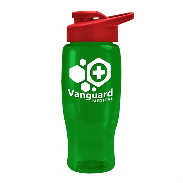 27 Oz Bottle w/ Drink Thru Lid made from Recycled rPET.... from ASI 40480 Koozie Group