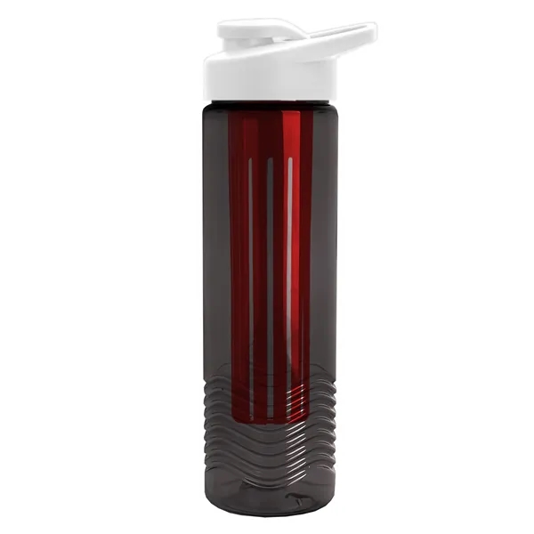 Wave 24 oz. Slim Cylinder Wave Design with Drink thru lid... from ASI 40480 Koozie Group