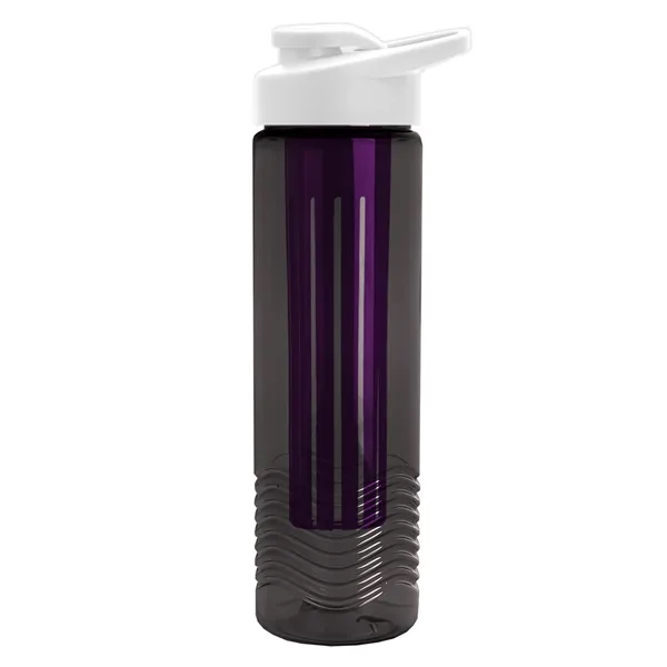 Wave 24 oz. Slim Cylinder Wave Design with Drink thru lid... from ASI 40480 Koozie Group