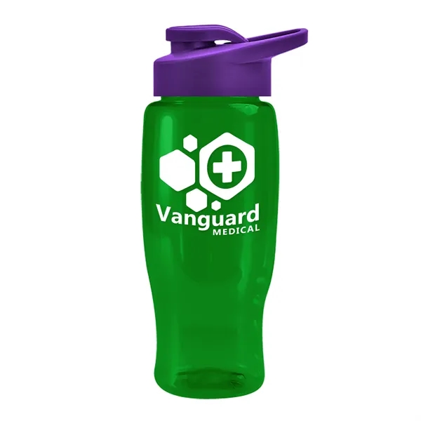 27 Oz Bottle w/ Drink Thru Lid made from Recycled rPET.... from ASI 40480 Koozie Group