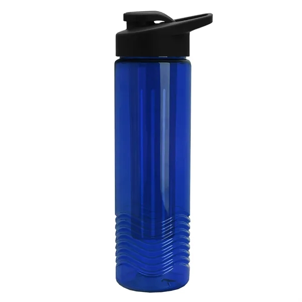 Wave 24 oz. Slim Cylinder Wave Design with Drink thru lid... from ASI 40480 Koozie Group
