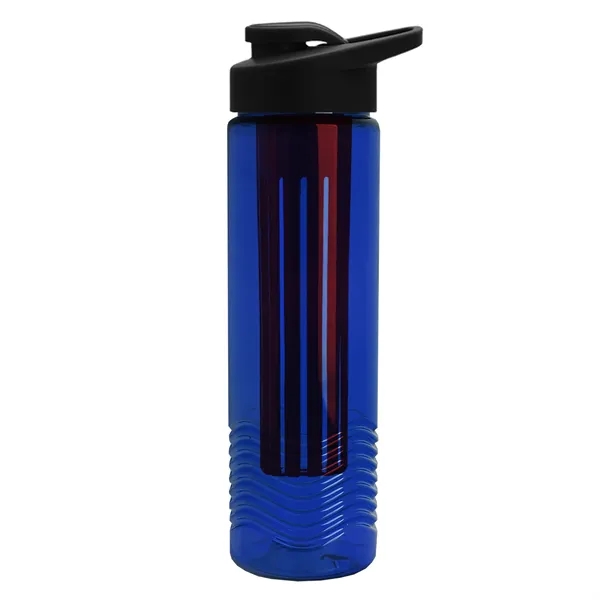 Wave 24 oz. Slim Cylinder Wave Design with Drink thru lid... from ASI 40480 Koozie Group