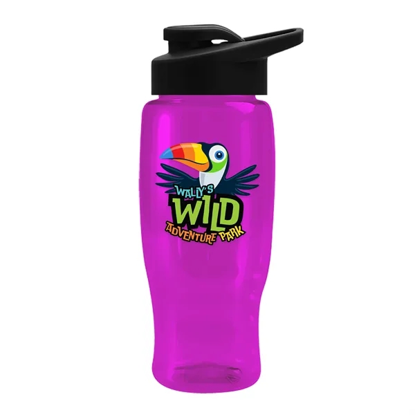 27 Oz Bottle w/ Drink Thru Lid made from Recycled rPET.... from ASI 40480 Koozie Group