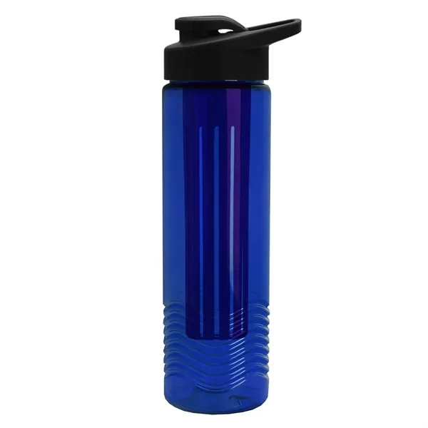 Wave 24 oz. Slim Cylinder Wave Design with Drink thru lid... from ASI 40480 Koozie Group
