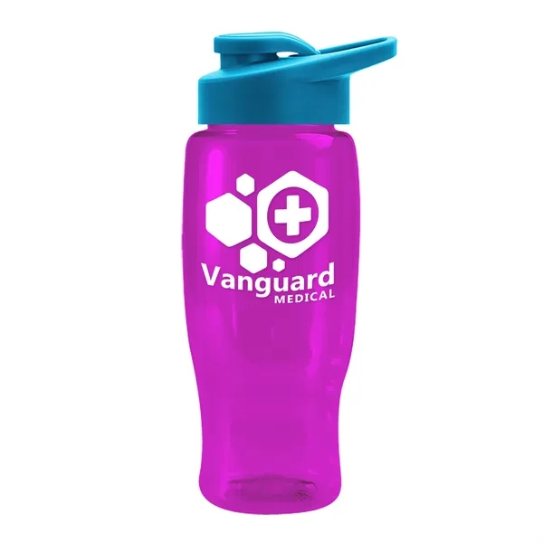 27 Oz Bottle w/ Drink Thru Lid made from Recycled rPET.... from ASI 40480 Koozie Group