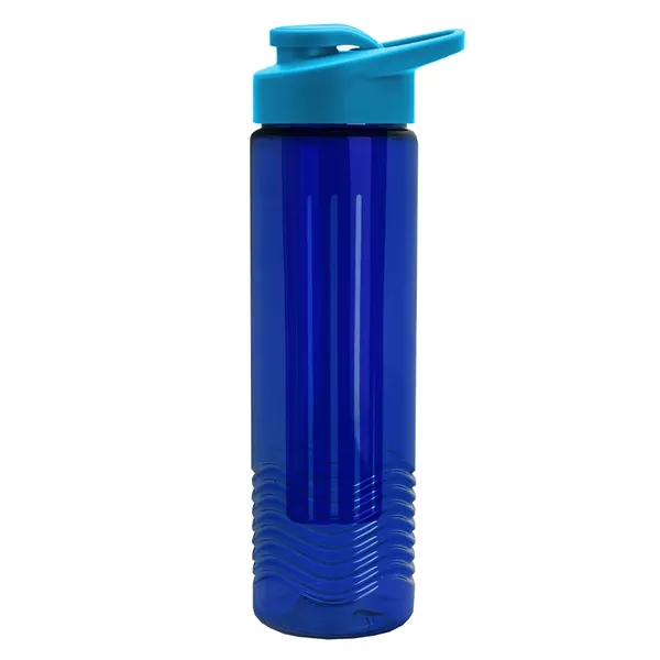 Wave 24 oz. Slim Cylinder Wave Design with Drink thru lid... from ASI 40480 Koozie Group