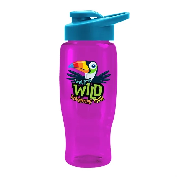 27 Oz Bottle w/ Drink Thru Lid made from Recycled rPET.... from ASI 40480 Koozie Group