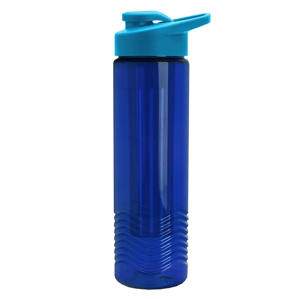 Wave 24 oz. Slim Cylinder Wave Design with Drink thru lid... from ASI 40480 Koozie Group