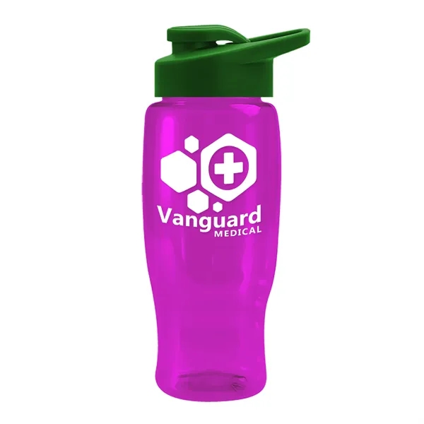 27 Oz Bottle w/ Drink Thru Lid made from Recycled rPET.... from ASI 40480 Koozie Group