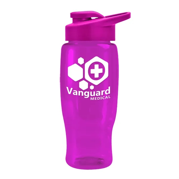 27 Oz Bottle w/ Drink Thru Lid made from Recycled rPET.... from ASI 40480 Koozie Group