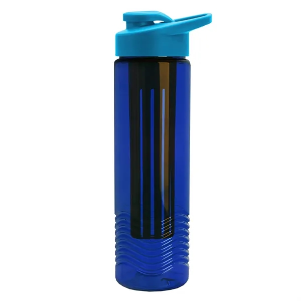 Wave 24 oz. Slim Cylinder Wave Design with Drink thru lid... from ASI 40480 Koozie Group
